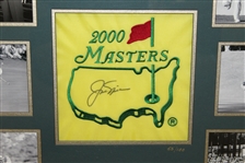 Jack Nicklaus Signed 2000 Flag Ltd Ed 'Master of the Masters' Photo Display 55/100 - Framed JSA ALOA