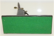 Golf Bag with Golf Clubs Classic Desk Display with Pen Holder
