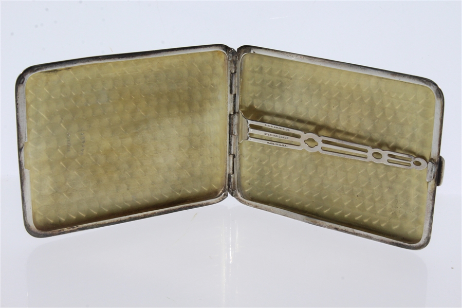 Vintage American Silver Cigarette Case Available For Immediate