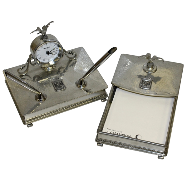 Shirley Williamsburg Golf Themed Anheuser-Busch Golf Classic Desk Set