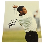 Tiger Woods Signed Color 8x10 Photo - Post Swing JSA ALOA