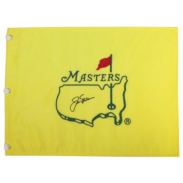 Jack Nicklaus Signed Masters Undated Embroidered Flag JSA ALOA