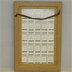 No. 1-25 Golf Strokes Series Golf Cards - Morris' High-Grade Cigarettes - Framed