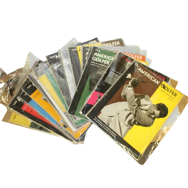 Eighteen Issues of The American Golfer Magazine - April 1930 - January 1936