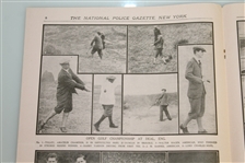 Four Vintage 1920's Police Gazette Illustrated Sports Journals - Walter Hagen Content