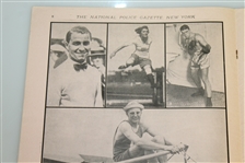 Four Vintage 1920's Police Gazette Illustrated Sports Journals - Walter Hagen Content