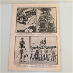 Three Vintage 1920's Police Gazette Illustrated Sports Journals - Bobby Jones Content