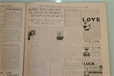 Three Vintage 1920's Police Gazette Illustrated Sports Journals - Bobby Jones Content