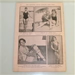Three Vintage 1920's Police Gazette Illustrated Sports Journals - Bobby Jones Content