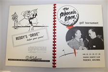 1951 The Phoenix Open at Phoenix Country Club Program - Lew Worsham Winner
