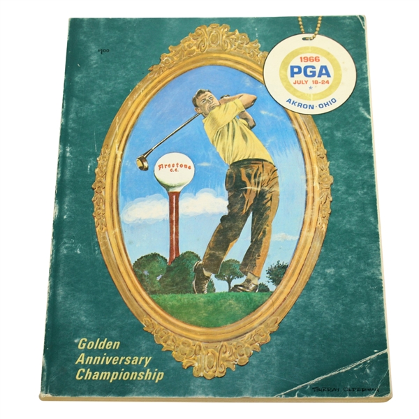 1966 PGA Championship at Firestone C.C. Program - Al Geiberger Winner