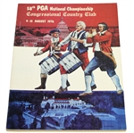 1976 PGA Championship at Congressional C.C. Program - Dave Stockton Winner