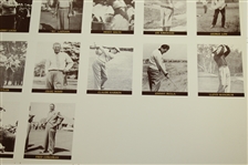 1992 Famous Golfers of the 1940's-1950's Uncut Sheet - Golf Cards