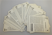 Complete Set of Broadcasters Golf Cards - Grand Slam, World Cup, HoF, Ryder Cup, and More