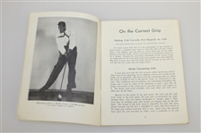 1935 Bobby Jones 'Rights and Wrongs of Golf' Booklet