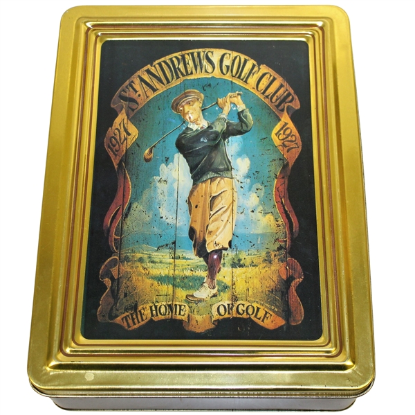 St. Andrews 1927 The Home of Golf Tin - Bobby Jones Winner - 1990s Commemorative