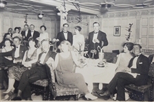 Walter Hagen Signed Original Unpublished 1922 Photo - Return with Claret on S.S. Aquitania FULL JSA #Z90021