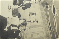 Walter Hagen Signed Original Unpublished 1922 Photo - Return with Claret on S.S. Aquitania FULL JSA #Z90021
