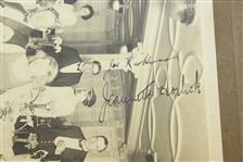 Walter Hagen Signed Original Unpublished 1922 Photo - Return with Claret on S.S. Aquitania FULL JSA #Z90021
