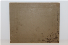 Walter Hagen Signed Original Unpublished 1922 Photo - Return with Claret on S.S. Aquitania FULL JSA #Z90021