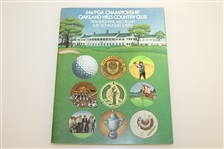1979 PGA Championship at Oakland Hills Program, Ticket, Pairing Sheet, & Analysis