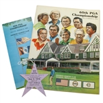 1978 PGA Championship at Oakmont Country Club Program, Ticket, & Pairing Sheet