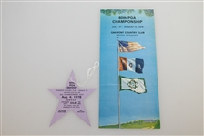 1978 PGA Championship at Oakmont Country Club Program, Ticket, & Pairing Sheet