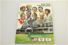 1978 PGA Championship at Oakmont Country Club Program, Ticket, & Pairing Sheet
