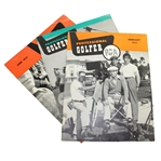 Three 1951 Professional Golf Magazines - February, April, & June with Hagen Stories