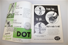 Three 1951 Professional Golf Magazines - February, April, & June with Hagen Stories