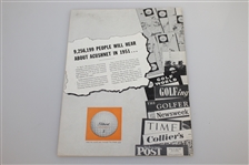 Three 1951 Professional Golf Magazines - February, April, & June with Hagen Stories