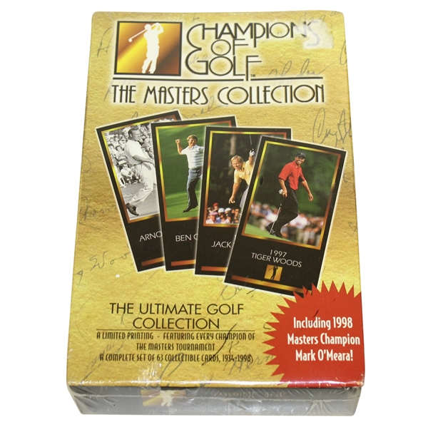 Champions of Golf The Masters Collection Complete Set of 63 Cards - 1934-1998 - Unopened