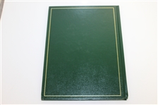 2009 Masters Tournament Annual Book - Angel Cabrera Winner