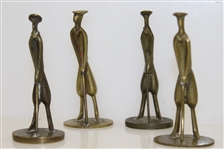 Four Vintage Golf Themed Pipe Tampers - China Brass