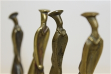 Four Vintage Golf Themed Pipe Tampers - China Brass