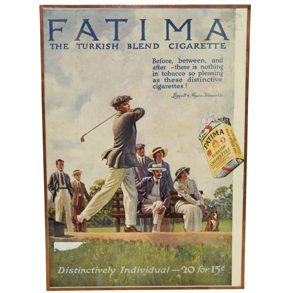 1914 Country Life Magazine Fatima Turkish Blend Cigarette Advertisement - Liggett & Myers