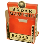Radar Golf Balls Championship Tuftex Cover Store Display/Advertisement Box