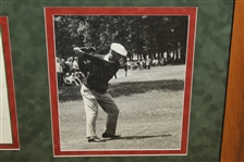 Ben Hogan Signed 'Love, Uncle Ben' to Niece Jacqueline 'Five Lessons' Display - Framed JSA ALOA