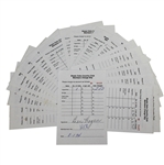 Twenty Ben Hogan Signed Shady Oaks Country Club Members Charge Slips JSA ALOA