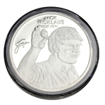 Jack Nicklaus One Troy Ounce Fine Silver PGA Tour HOF 1974 Commemorative Medal with Certificate - Scarce