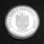 Johnny Miller One Troy Ounce Fine Silver PGA Tour HOF 1996 Commemorative Medal with Certificate - Scarce