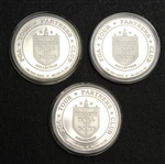 Floyd, Trevno, & Casper Fine Silver PGA Tour HOF Commemorative Medals with Certificates