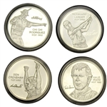 Irwin, Langer, Crenshaw, & Chi-Chi Fine Silver PGA Tour HOF Commemorative Medals with Certificates