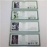 Irwin, Langer, Crenshaw, & Chi-Chi Fine Silver PGA Tour HOF Commemorative Medals with Certificates