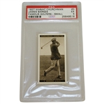 James Barnes 1927 WA&AC Churchman Famous Golfer Card PSA/DNA EX 5 #25849516