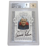 Arnold Palmer Signed 2008 Sportking Autograph Golf Card BECKETT #MINT 9 #0006608759