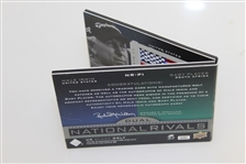 Gary Player & Hale Irwin Signed 'Dual National Rivals' 12/35 Foldout Golf Card JSA ALOA