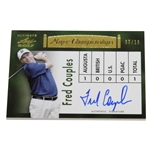 Fred Couples Signed Leaf Major Championships 05/10 Golf Card JSA ALOA