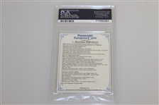 Seve Ballesteros 1989 Birchgrey Ltd European Open Golf Card #1 PSA/DNA EX-MT 6 #27098384