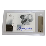 Byron Nelson Signed 2001 SP Authentic Sign of the Times Golf Card BECKETT NM-MT 8.5 #0002405659